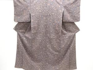 唐花模様小紋着物